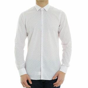 CAMICIA FANTASIA CALIBAN BIANCO